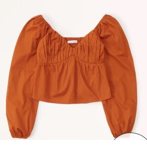 Abercrombie & Fitch Orange Blouse